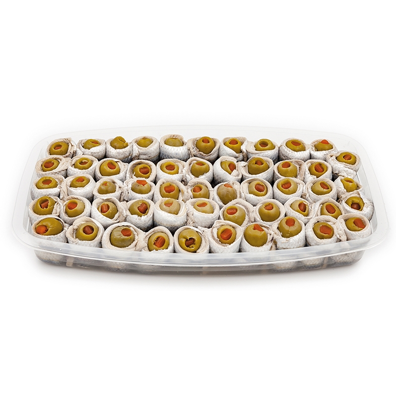 Sardinella Rolls With Olives